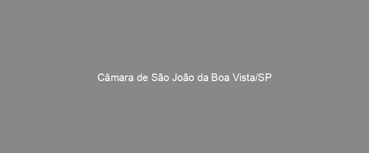 Provas Anteriores Câmara de São João da Boa Vista/SP